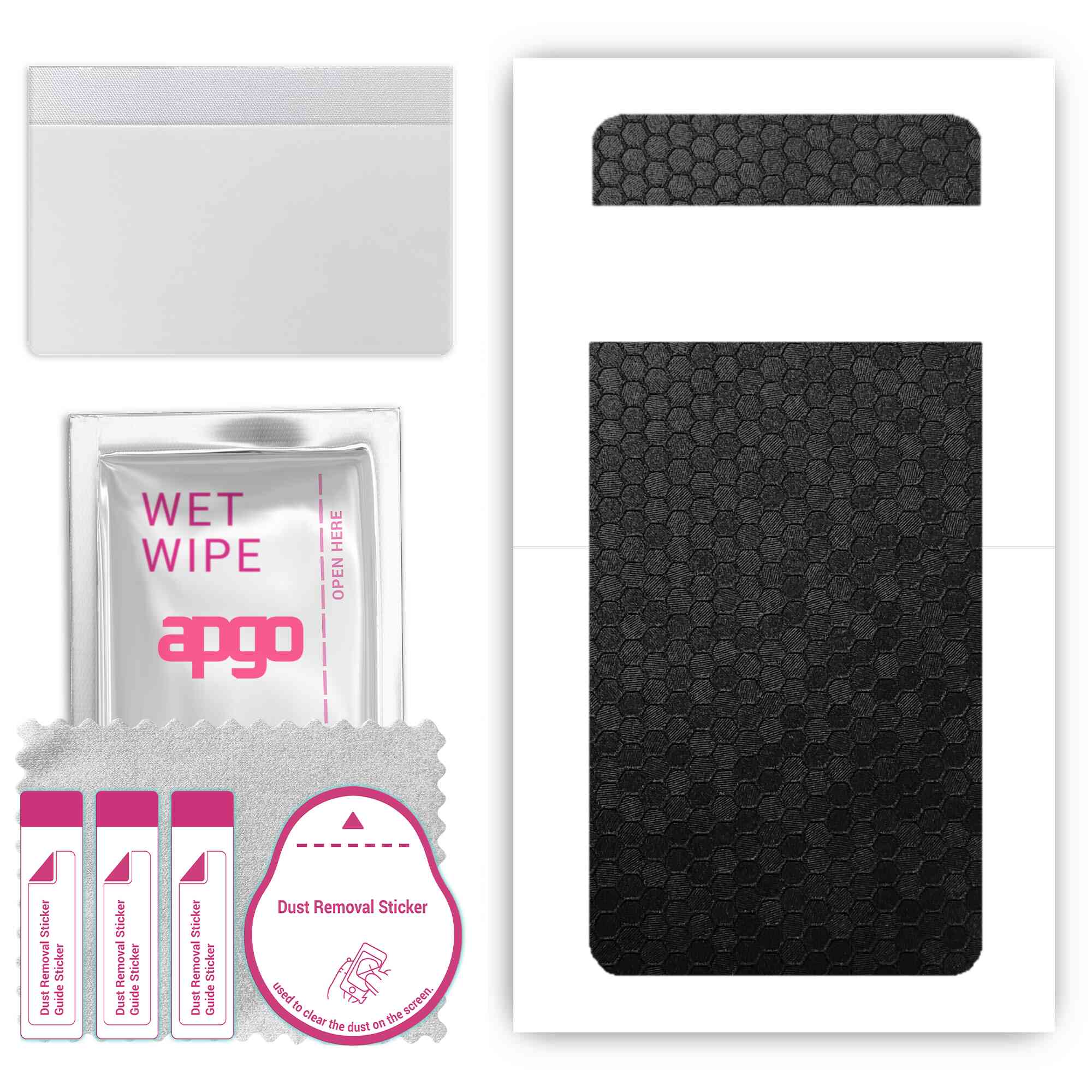 apgo Protective Skin Sticker for the back compatible with Google Pixel 6 Pro, Wrap Film, Foil, Vinyl - Pattern Black Honeycomb
apgo Protective Skin Sticker for the back compatible with Google Pixel 6 Pro, Wrap Film, Foil, Vinyl - Pattern Black Honeycomb