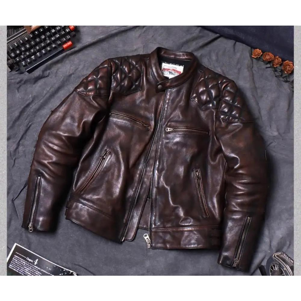 Роскошные кожаные куртки для мотоциклистов, пальто из натуральной кожи в стиле ретро, винтажное коричневое пальто из конской кожи, прочная одежда XXXL 180cm 84kgs коричневый
Роскошные кожаные куртки для мотоциклистов, пальто из натуральной кожи в стиле ретро, винтажное коричневое пальто из конской кожи, прочная одежда XXXL 180cm 84kgs коричневый