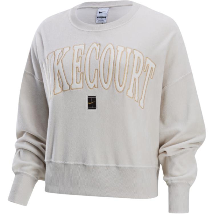 Nike Court Heritage Comfortable Round Neck Sweatshirt Women sweatshirt Metallic-Gold Cream FQ2243-104 L
Nike Court Heritage Comfortable Round Neck Sweatshirt Women sweatshirt Metallic-Gold Cream FQ2243-104 L