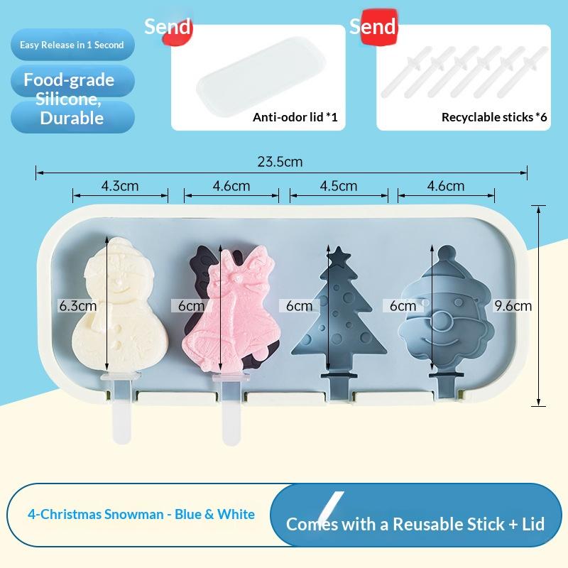Cute Silicone Popsicle Molds Food Grade Homemade Ice Pop Stick Ice Cream Cheddar Cheese Stick Mould for Home
Cute Silicone Popsicle Molds Food Grade Homemade Ice Pop Stick Ice Cream Cheddar Cheese Stick Mould for Home