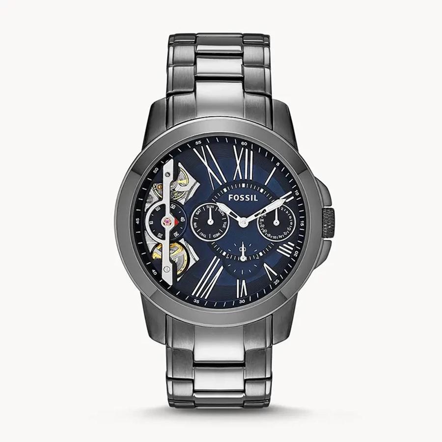 Fossil Men s Quartz Stainless Steel Three-Hand Watch Grant Series Stainless Steel Case/Scratch Resistant Glass ME1146
Fossil Men s Quartz Stainless Steel Three-Hand Watch Grant Series Stainless Steel Case/Scratch Resistant Glass ME1146