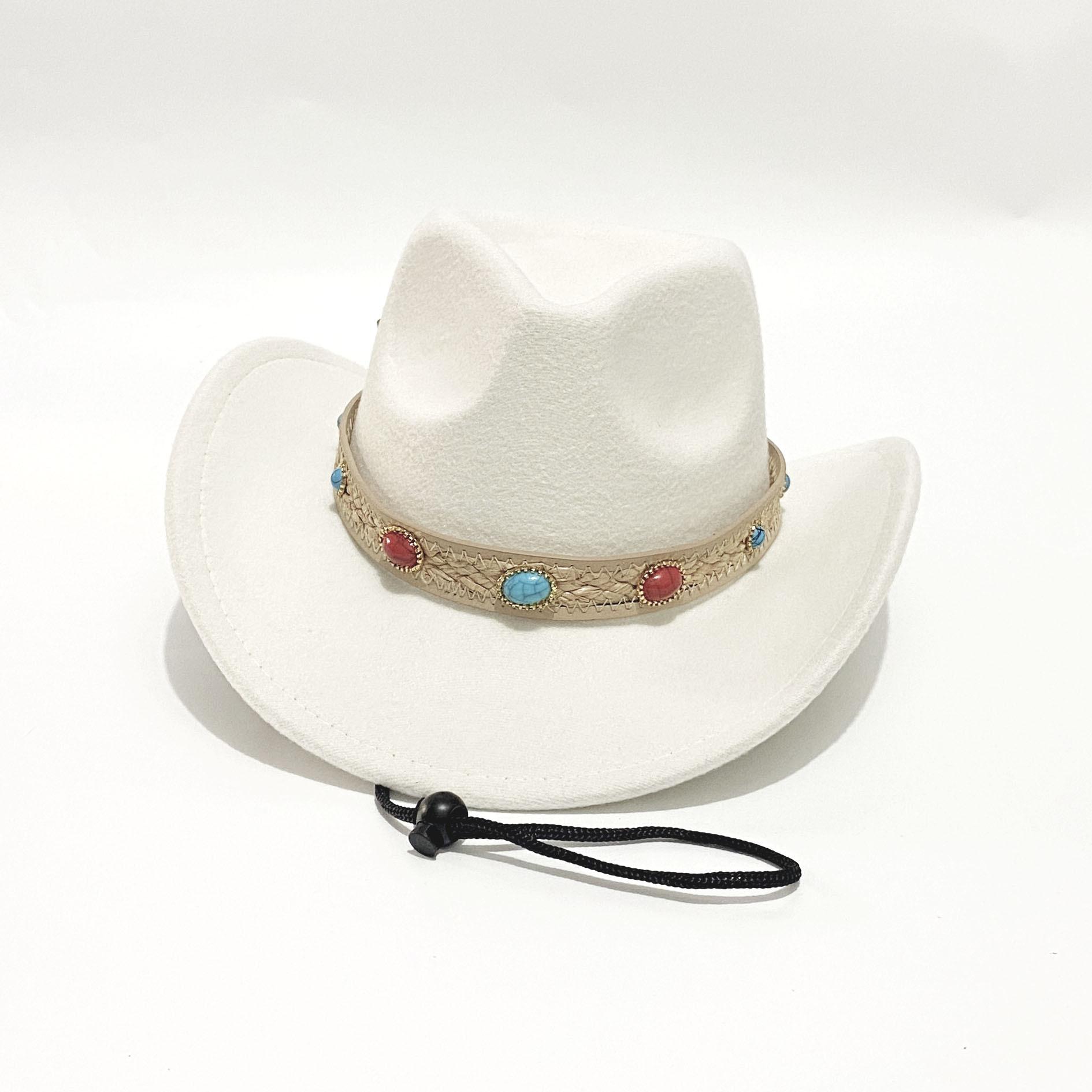 Windproof Rope Western Cowboy Hat Woolen Curved Eave Hat Jazz Hat Men s And Women s Travel Sun Hat белый
Windproof Rope Western Cowboy Hat Woolen Curved Eave Hat Jazz Hat Men s And Women s Travel Sun Hat белый
