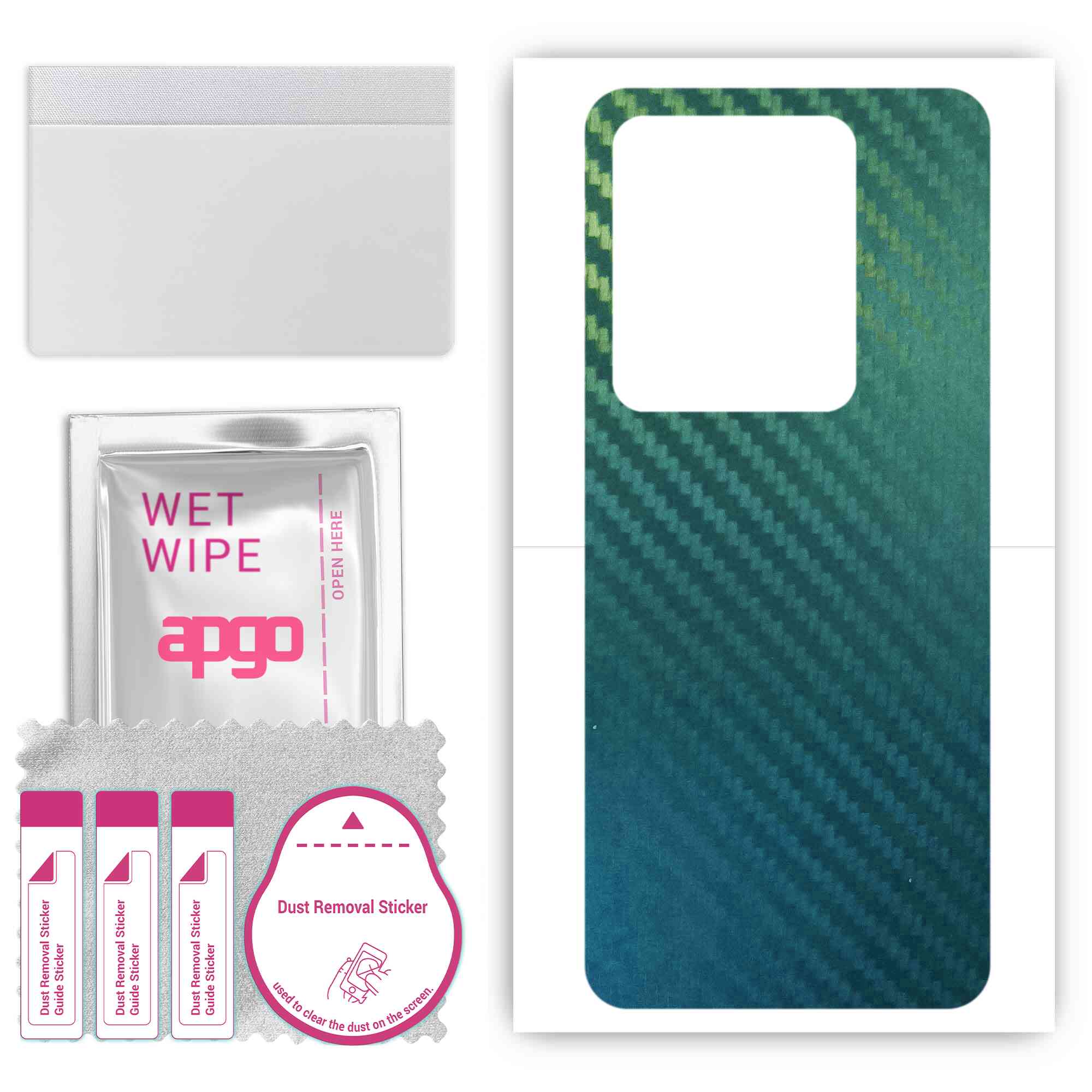 apgo Protective Skin Sticker for the back compatible with Infinix Note 30 5G, Wrap Film, Foil, Vinyl - Pattern Carbon Chameleon CAKA1
apgo Protective Skin Sticker for the back compatible with Infinix Note 30 5G, Wrap Film, Foil, Vinyl - Pattern Carbon Chameleon CAKA1
