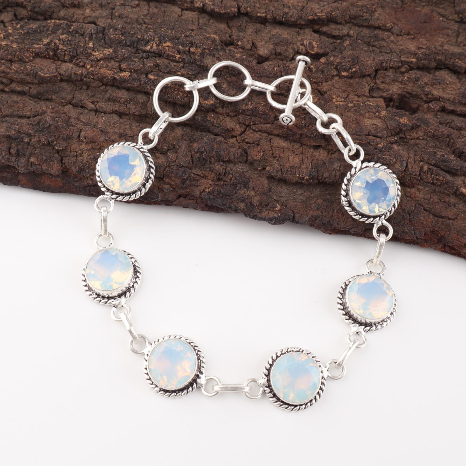 Молочный опал драгоценный камень 925 стерлинговое серебро ручная работа ювелирное изделие браслет 7-9 для женщин RB-16-15
Молочный опал драгоценный камень 925 стерлинговое серебро ручная работа ювелирное изделие браслет 7-9 для женщин RB-16-15