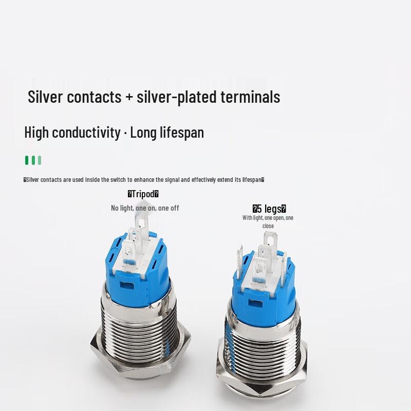 Zhuochi 16mm Metal Latching Push Button Switch CN plug (adapter included)
Zhuochi 16mm Metal Latching Push Button Switch CN plug (adapter included)