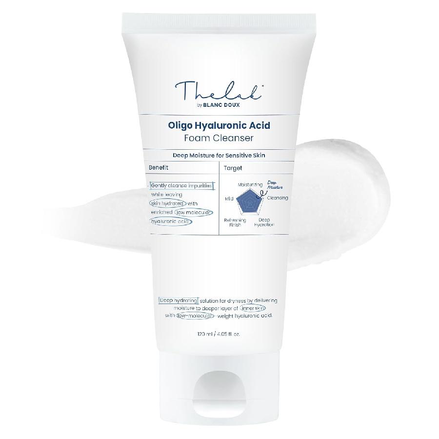 THE LAB by blanc doux Blanc Doux Oligo Hyaluronic Acid Facial Daily Gentle Deep Foam Cleanser 120ml/ Sub-Acidic PH Soft Finish Hydrating Plant-Based
THE LAB by blanc doux Blanc Doux Oligo Hyaluronic Acid Facial Daily Gentle Deep Foam Cleanser 120ml/ Sub-Acidic PH Soft Finish Hydrating Plant-Based