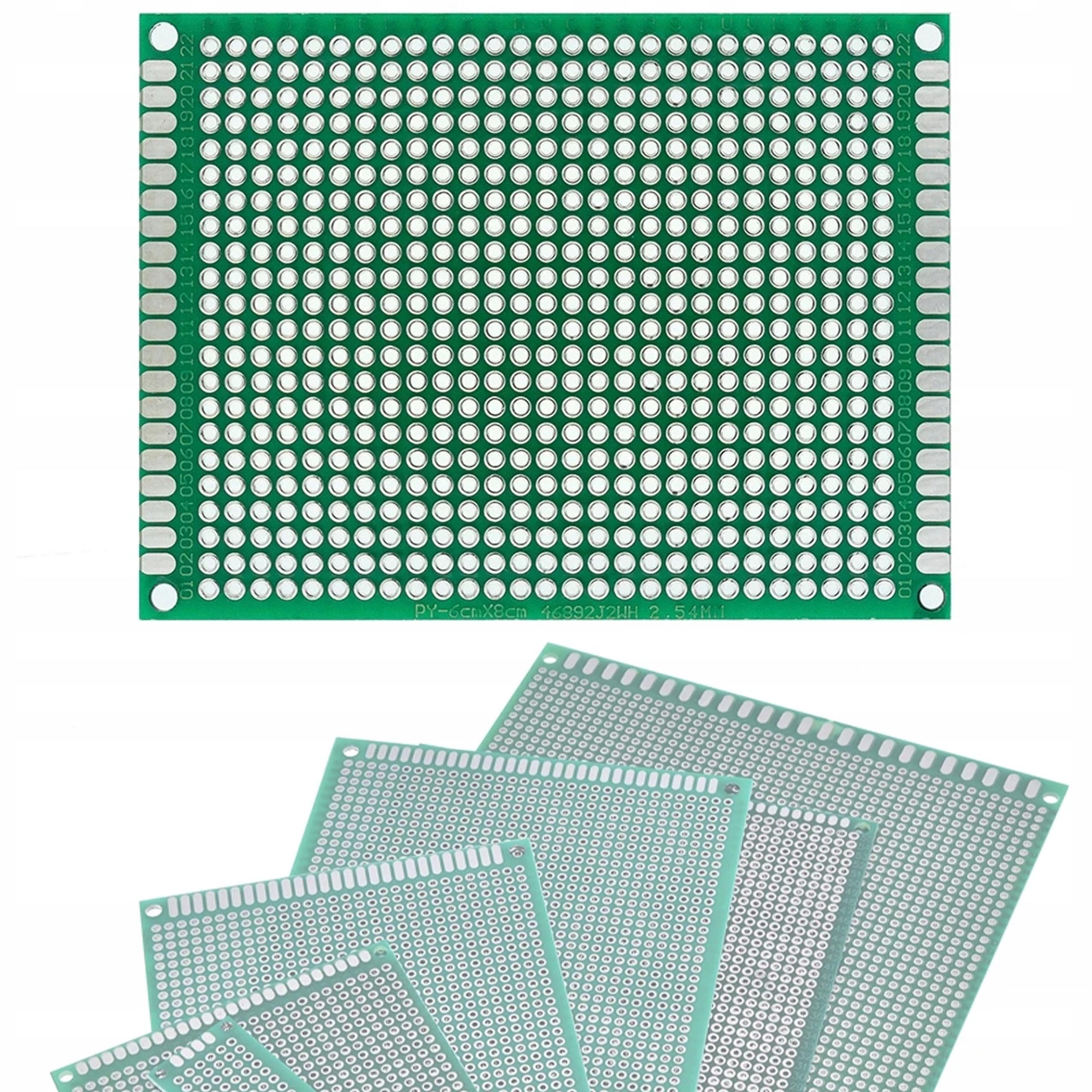Rosfix Dwustronna Płytka Prototypowa 60 x 80 mm – Uniwersalna do Montażu THT | Raster Otworów 2,54 mm | Zielona Soldermaski
Rosfix Dwustronna Płytka Prototypowa 60 x 80 mm – Uniwersalna do Montażu THT | Raster Otworów 2,54 mm | Zielona Soldermaski