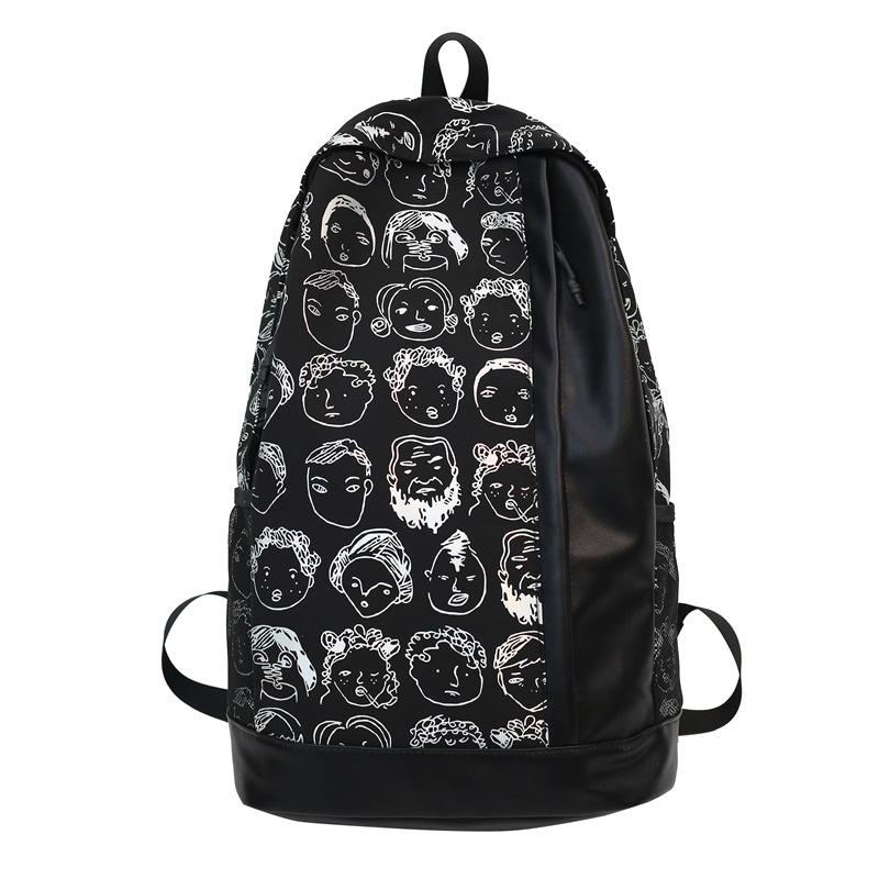 New Fashion Graffiti Trend Backpack Men s Personality Dark Casual Backpack Niche College Student School Bag
New Fashion Graffiti Trend Backpack Men s Personality Dark Casual Backpack Niche College Student School Bag