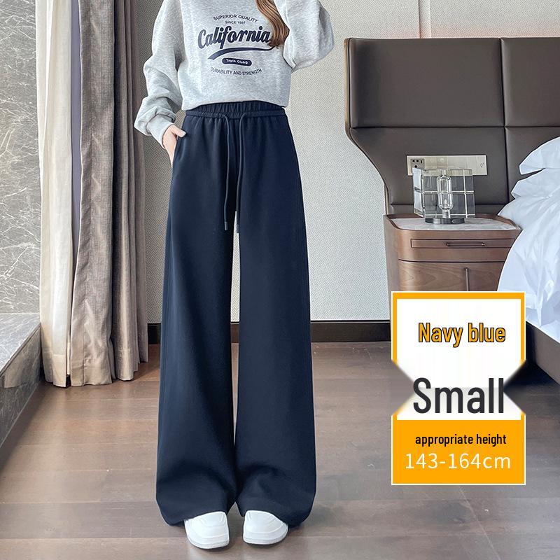 Women s Black Cotton Wide-Leg Pants - Thickened, Slimming, High-Waisted, Casual Winter Trousers with Plus Velvet. Free Shipping. S
Women s Black Cotton Wide-Leg Pants - Thickened, Slimming, High-Waisted, Casual Winter Trousers with Plus Velvet. Free Shipping. S