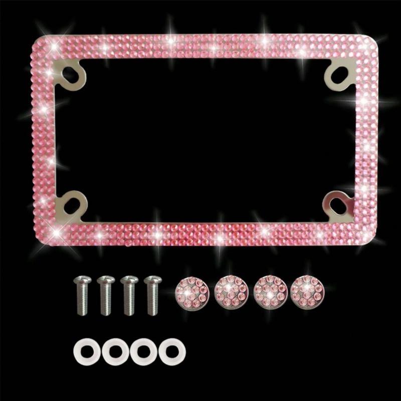 Розовая Блестящая Рамка для Номерного Знака для Женщин Стразы Кристалл Нержавеющая Сталь Блестящая Рамка для Номерного Знака Автоаксессуары A7
Розовая Блестящая Рамка для Номерного Знака для Женщин Стразы Кристалл Нержавеющая Сталь Блестящая Рамка для Номерного Знака Автоаксессуары A7