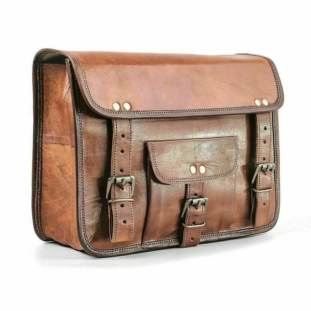 New Genuine Vintage Leather Motorcycle One Side Bags Pouch Brown Panniers Saddle 11 x 9 x 3 in
New Genuine Vintage Leather Motorcycle One Side Bags Pouch Brown Panniers Saddle 11 x 9 x 3 in