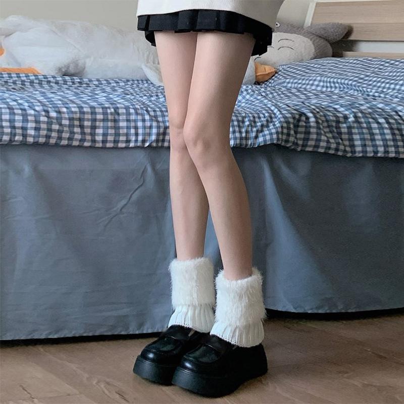 Women Leg Warmers Winter Autumn Lady Crochet Knitted Turn-Over Fur Trim Leg Boat Socks Thick Boot Cuffs Toppers Warm Foot Cover білий
Women Leg Warmers Winter Autumn Lady Crochet Knitted Turn-Over Fur Trim Leg Boat Socks Thick Boot Cuffs Toppers Warm Foot Cover білий