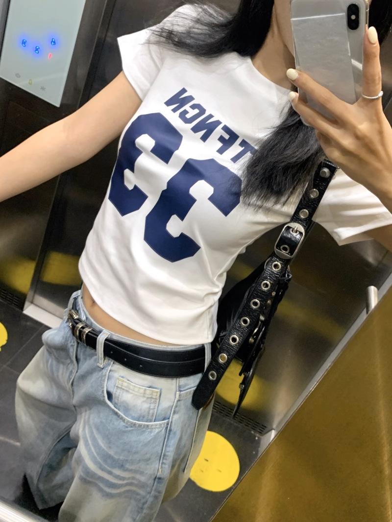 Американская Spice Girl Футболка с коротким рукавом на одно плечо Женская Летняя Новая Цифровая Печать Облегающий Тонкий Короткий Топ Тренд S белый
Американская Spice Girl Футболка с коротким рукавом на одно плечо Женская Летняя Новая Цифровая Печать Облегающий Тонкий Короткий Топ Тренд S белый
