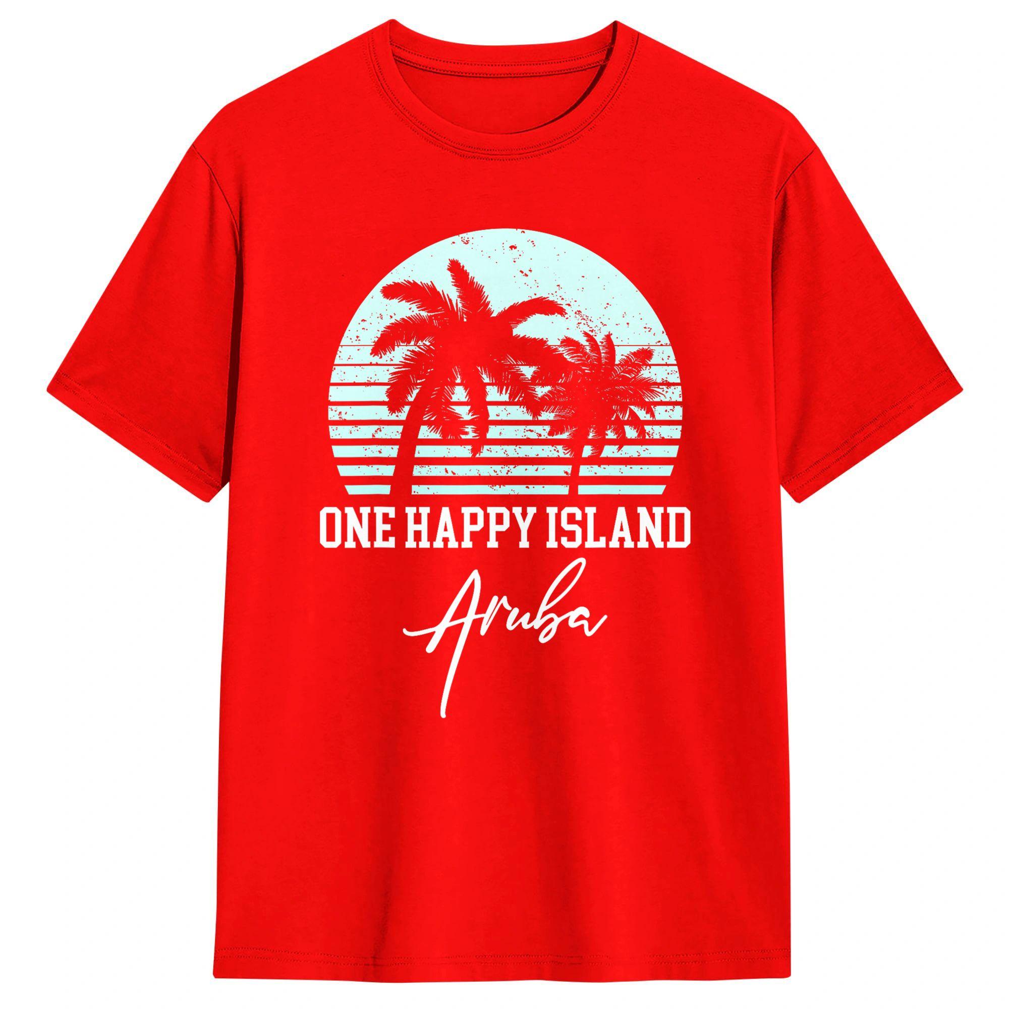 Aruba One Happy Island Souvenir TShirt Leisure TShirts ShortSleeved Awesome Tshirt Summer Cotton Oversized Top Tees S
Aruba One Happy Island Souvenir TShirt Leisure TShirts ShortSleeved Awesome Tshirt Summer Cotton Oversized Top Tees S