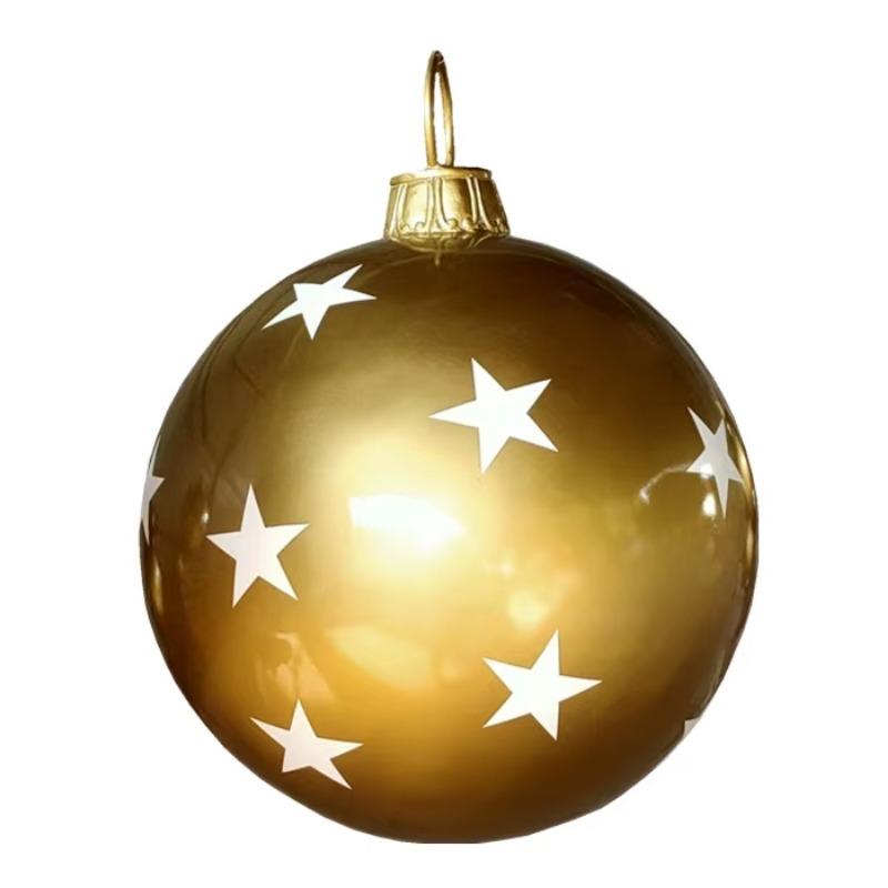 Gold with White Star Fiberglass Christmas Ball Ornament золотой
Gold with White Star Fiberglass Christmas Ball Ornament золотой