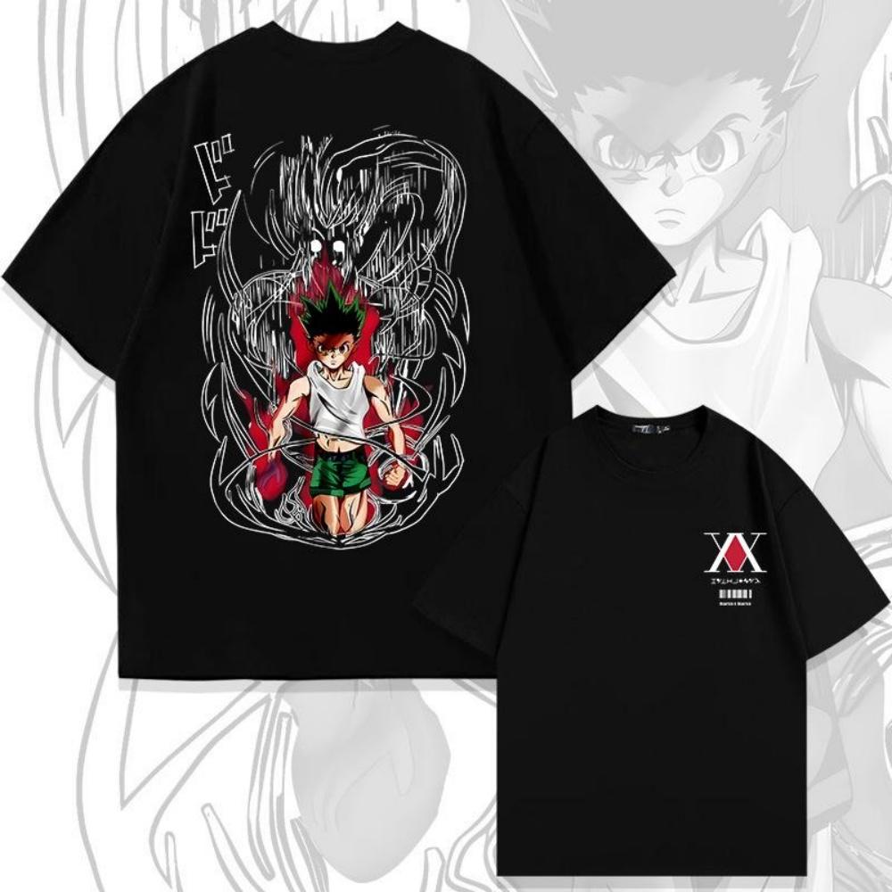 Japanese Anime Full-time Hunter 100% Cotton Short-sleeved T-shirt Men and Women s Summer Fashion Brand Short-sleeved Top XXXXXL чорний
Japanese Anime Full-time Hunter 100% Cotton Short-sleeved T-shirt Men and Women s Summer Fashion Brand Short-sleeved Top XXXXXL чорний