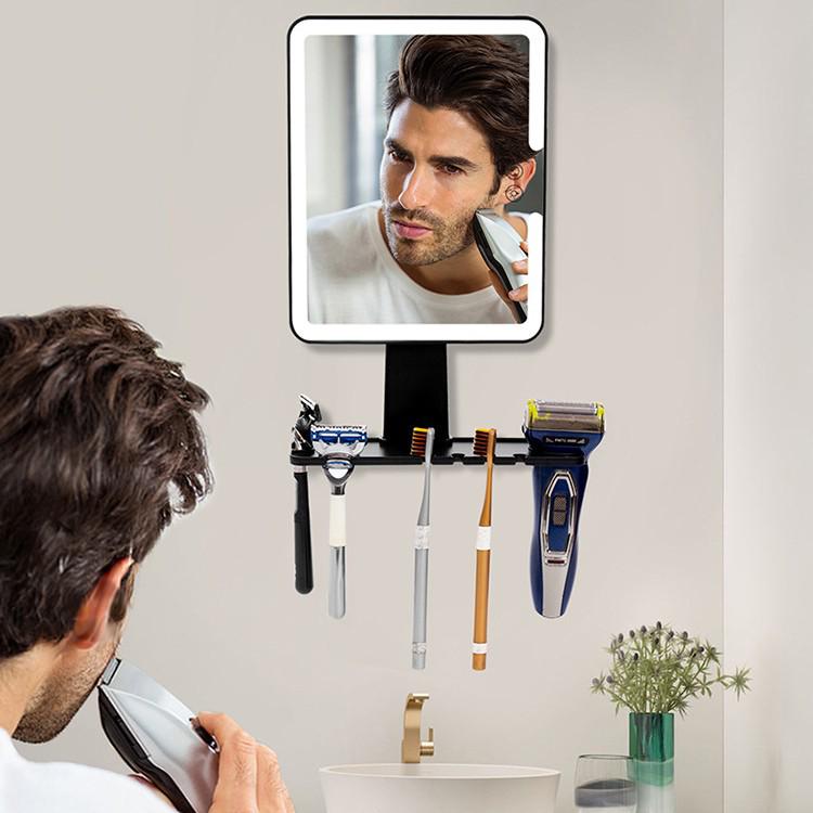 Fog-Free Shaving and Makeup Mirror with Storage Basic without Light
Fog-Free Shaving and Makeup Mirror with Storage Basic without Light