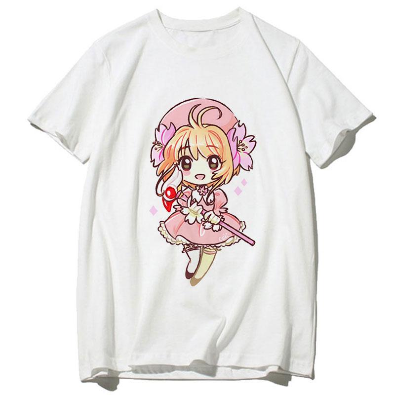 Kawaii Card Captor Sakura Magic Girl Print Ladies T-Shirt Casual Basis O-Collar White Shirt Short Sleeve Pink T-Shirt,Drop Ship S білий
Kawaii Card Captor Sakura Magic Girl Print Ladies T-Shirt Casual Basis O-Collar White Shirt Short Sleeve Pink T-Shirt,Drop Ship S білий