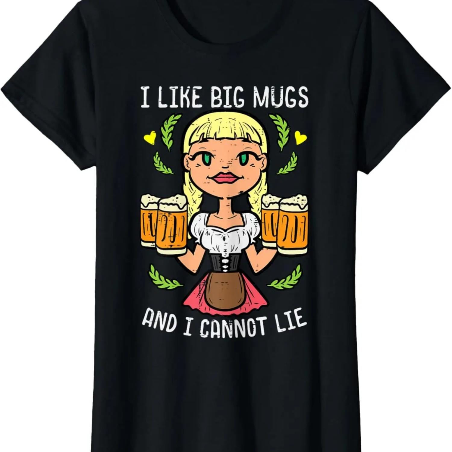 Oktoberfest I Like Big Mugs Cannot Lie Funny German Women T-Shirt S чёрный
Oktoberfest I Like Big Mugs Cannot Lie Funny German Women T-Shirt S чёрный