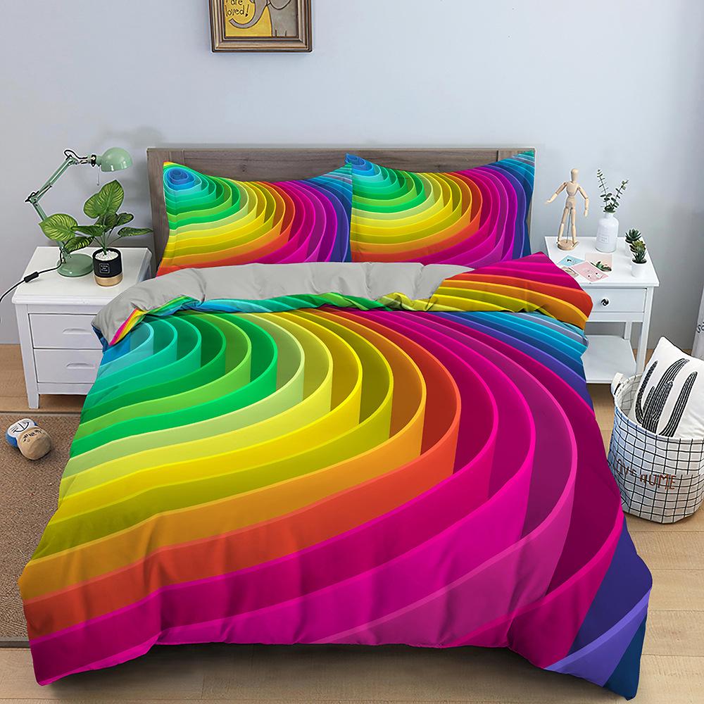 3D Psychedelic Geometric Duvet Cover Set - Digital Print Double Bed - Available in 3 or 4-Piece Sets 133x70cm 2PCS
3D Psychedelic Geometric Duvet Cover Set - Digital Print Double Bed - Available in 3 or 4-Piece Sets 133x70cm 2PCS