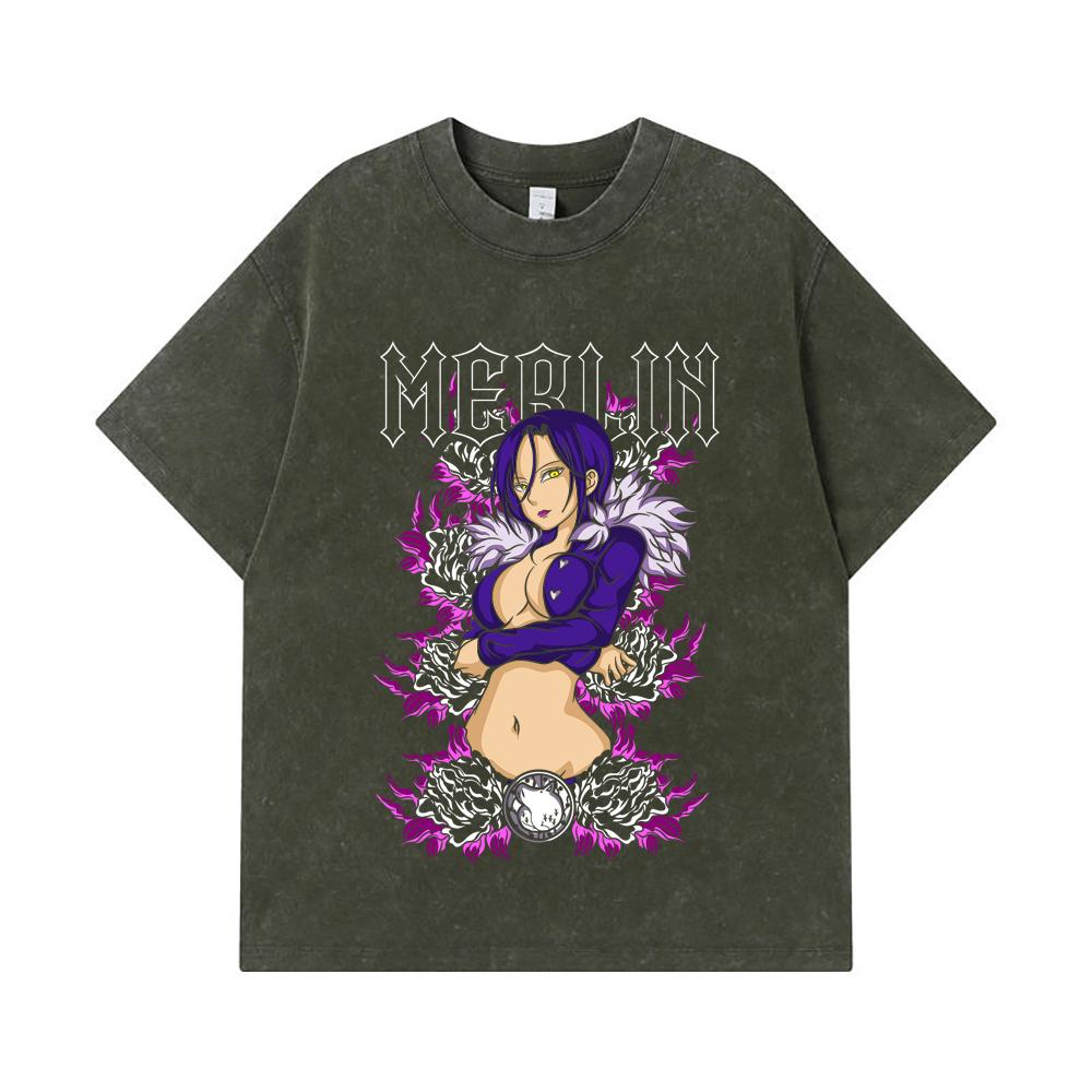 275 GSM Washed T-shirts 100% Cotton Seven Deadly Sins V8 Merlin Print Unisex Heavy Cotton T Shirt S
275 GSM Washed T-shirts 100% Cotton Seven Deadly Sins V8 Merlin Print Unisex Heavy Cotton T Shirt S