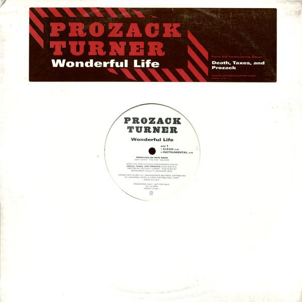 12inch Record PROZACK TURNER - Wonderful Life DRMR141491PROMO DreamWorks Reco 2003 US Rap & Hip-Hop/R&B Used
12inch Record PROZACK TURNER - Wonderful Life DRMR141491PROMO DreamWorks Reco 2003 US Rap & Hip-Hop/R&B Used