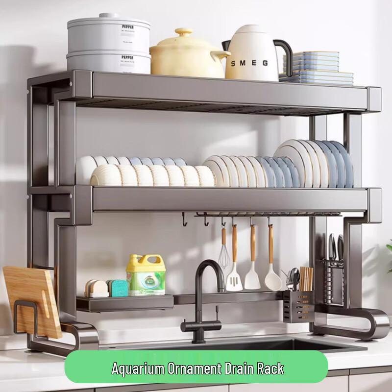 Beifu Adjustable 2-Tier Carbon Steel Over-Sink Dish Drying Rack
Beifu Adjustable 2-Tier Carbon Steel Over-Sink Dish Drying Rack