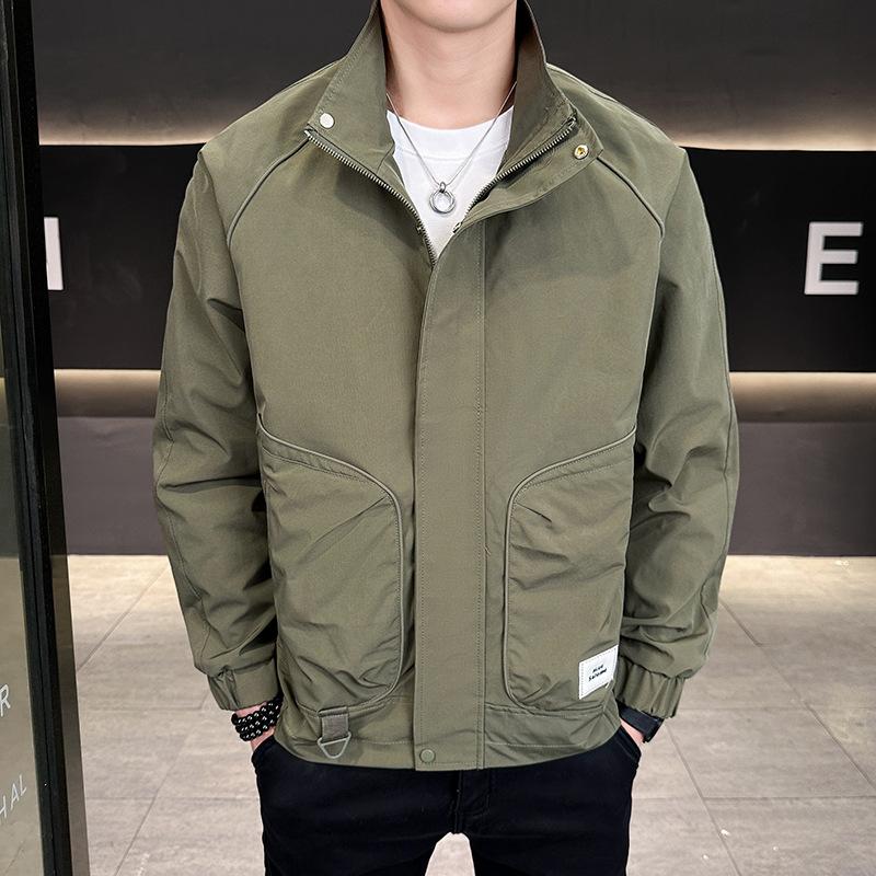 Men S Jacket Spring And Autumn New Stand-Up Collar Jacket Tooling Top Trendy High-End Flight Jacket 4XL (recommended 185-102.5kg) зелений
Men S Jacket Spring And Autumn New Stand-Up Collar Jacket Tooling Top Trendy High-End Flight Jacket 4XL (recommended 185-102.5kg) зелений