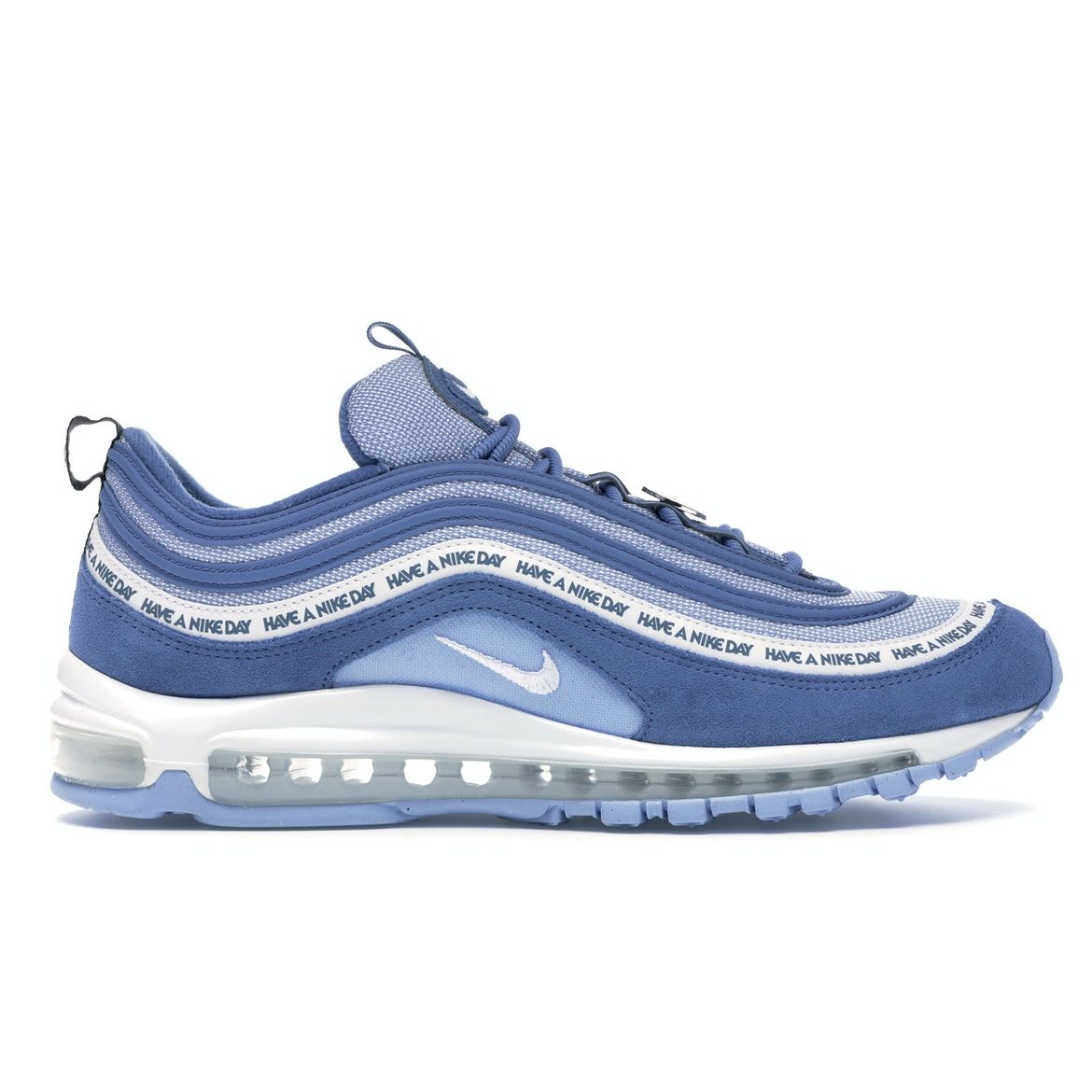Кроссовки унисекс Air Max 97 Have A Nike Day Синий Индиго-Шторм Бело-Алюминий BQ9130-400
Кроссовки унисекс Air Max 97 Have A Nike Day Синий Индиго-Шторм Бело-Алюминий BQ9130-400