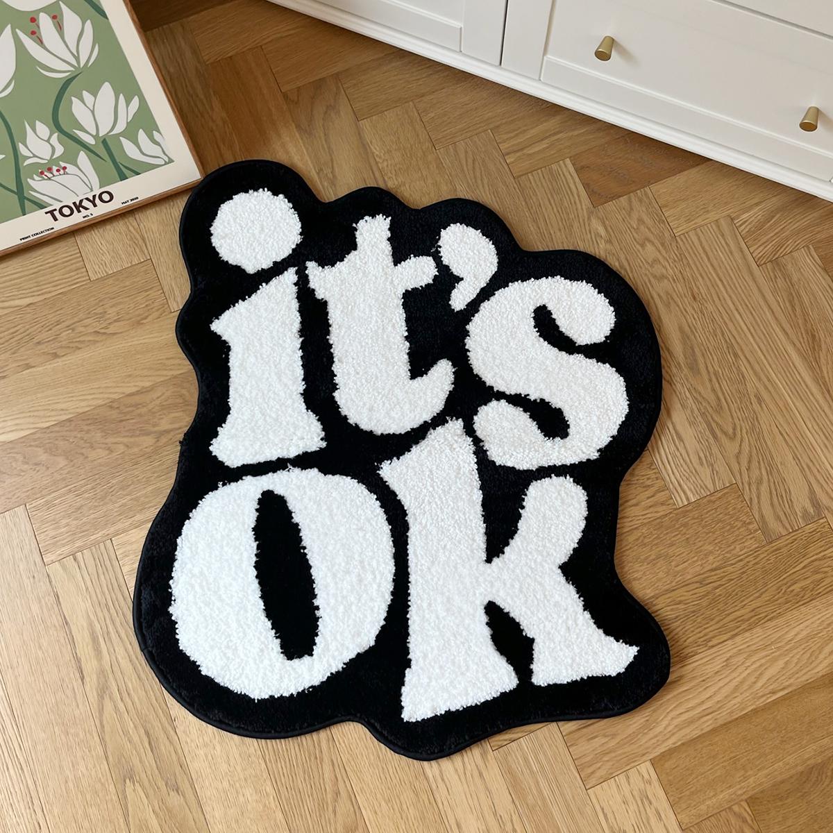 It s OK Rug Handmade Fluffy Plush Tufted Living Room for Bedroom Dorm Suitable for Room Decor Housewarming Gift 70X62CM
It s OK Rug Handmade Fluffy Plush Tufted Living Room for Bedroom Dorm Suitable for Room Decor Housewarming Gift 70X62CM