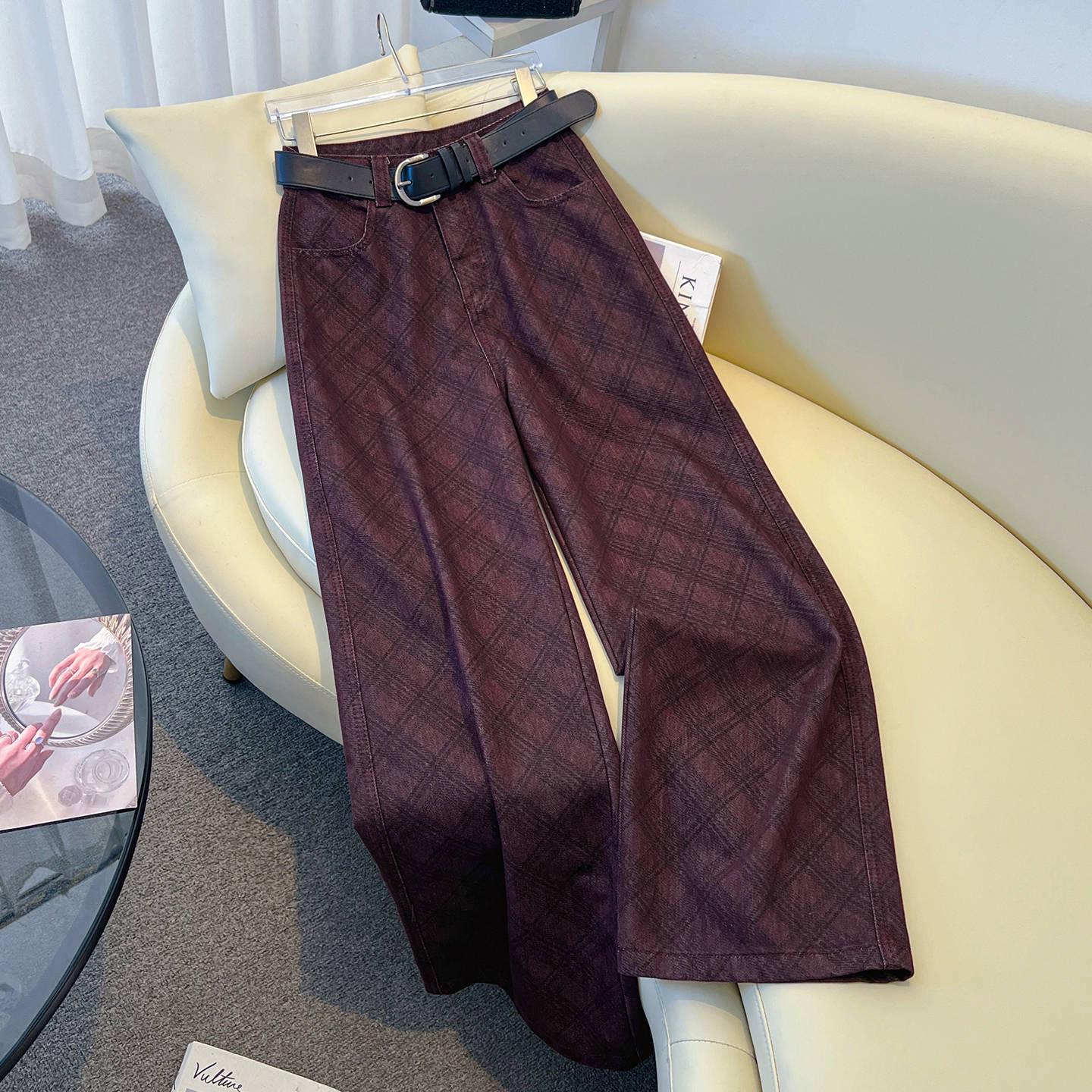 Women s Retro High-Waisted Wide-Leg Plaid Jeans - Spring 2026 Collection Medium фіолетовий
Women s Retro High-Waisted Wide-Leg Plaid Jeans - Spring 2026 Collection Medium фіолетовий