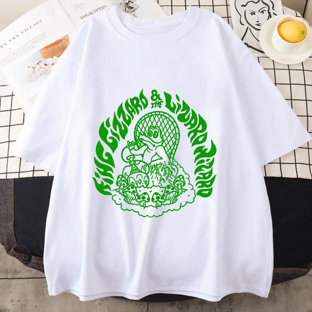 King Gizzard & The Lizard Wizard Tshirts Manga/Comic 100% Cotton Men/women Casual T-shirts Short Sleeve Round Neck Design Tops 5XL різнокольоровий
King Gizzard & The Lizard Wizard Tshirts Manga/Comic 100% Cotton Men/women Casual T-shirts Short Sleeve Round Neck Design Tops 5XL різнокольоровий