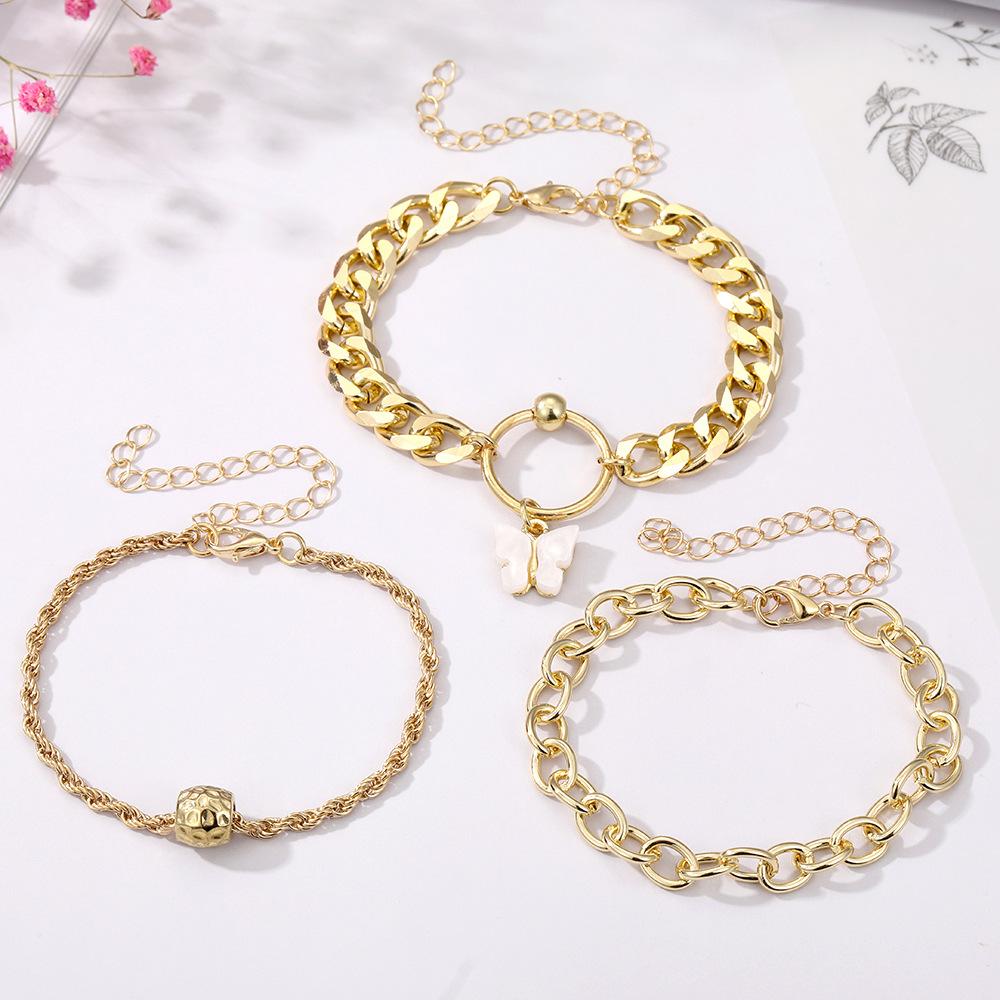 Fashion Jewelry Gift 3pcs/set Daily Wear Beach Vacation Style Fashionable Acrylic Butterfly Wedding Bracelet Series Party Women S Bracelet золотистий
Fashion Jewelry Gift 3pcs/set Daily Wear Beach Vacation Style Fashionable Acrylic Butterfly Wedding Bracelet Series Party Women S Bracelet золотистий