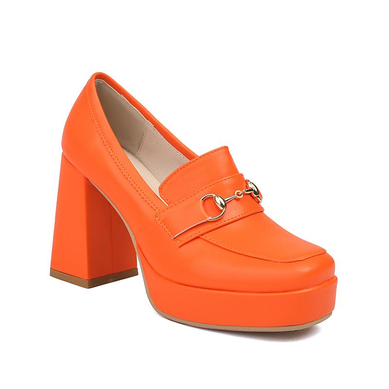 Q/Женские туфли на высоком каблуке, модные непромокаемые туфли на платформе, на толстом каблуке, большие сезонные женские туфли 43 оранжевый
Q/Женские туфли на высоком каблуке, модные непромокаемые туфли на платформе, на толстом каблуке, большие сезонные женские туфли 43 оранжевый