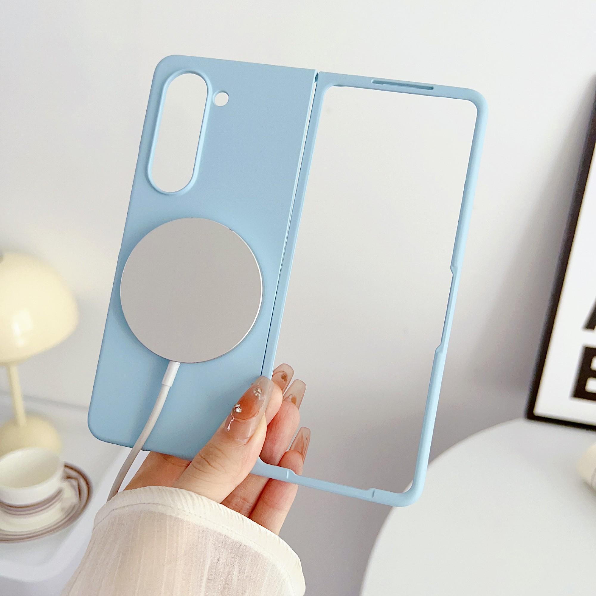 For Samsung Galaxy Z Fold5 5G Magnetic Phone Case Compatible with MagSafe Skin-touch PC Slim Cover Baby Blue
For Samsung Galaxy Z Fold5 5G Magnetic Phone Case Compatible with MagSafe Skin-touch PC Slim Cover Baby Blue