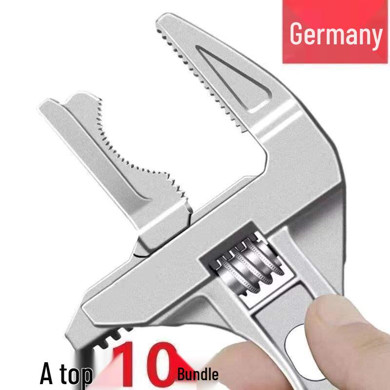 Adjustable Universal Plumbing Wrench with Large Opening and Short Handle
Adjustable Universal Plumbing Wrench with Large Opening and Short Handle