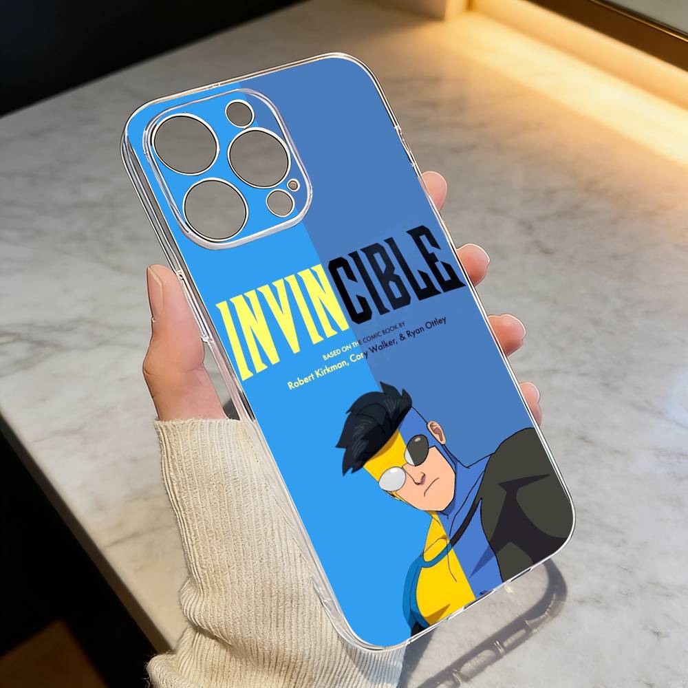 Cartoon I-Invincible Phone Case Transparent Silicone Soft For iPhone 17 16 15 14 13 12 11 Mini Pro Max Plus iPhone15plus
Cartoon I-Invincible Phone Case Transparent Silicone Soft For iPhone 17 16 15 14 13 12 11 Mini Pro Max Plus iPhone15plus