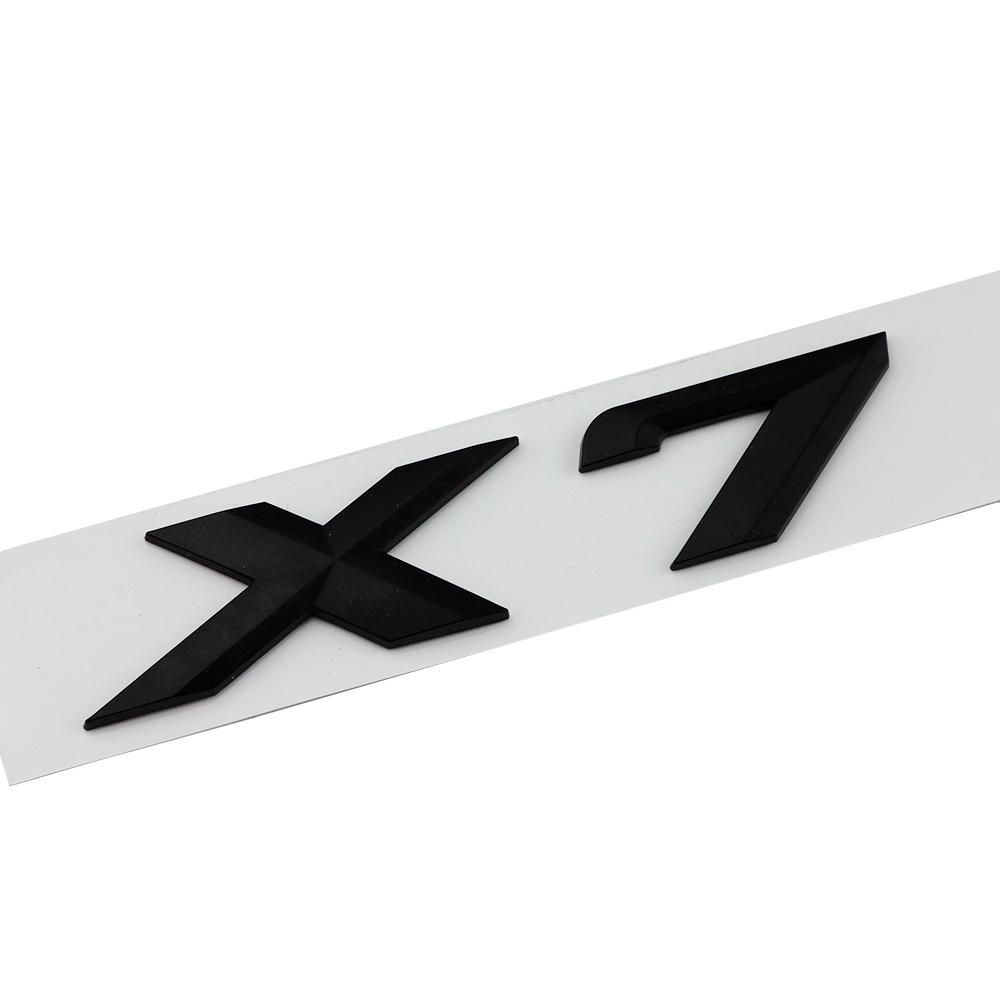 3D ABS Black Chrome Letters For Cars Rear Trunk Badge X7 Emblem Logo Car Sticker For BMW X7 G07 X7 BMW lettering Accessories
3D ABS Black Chrome Letters For Cars Rear Trunk Badge X7 Emblem Logo Car Sticker For BMW X7 G07 X7 BMW lettering Accessories