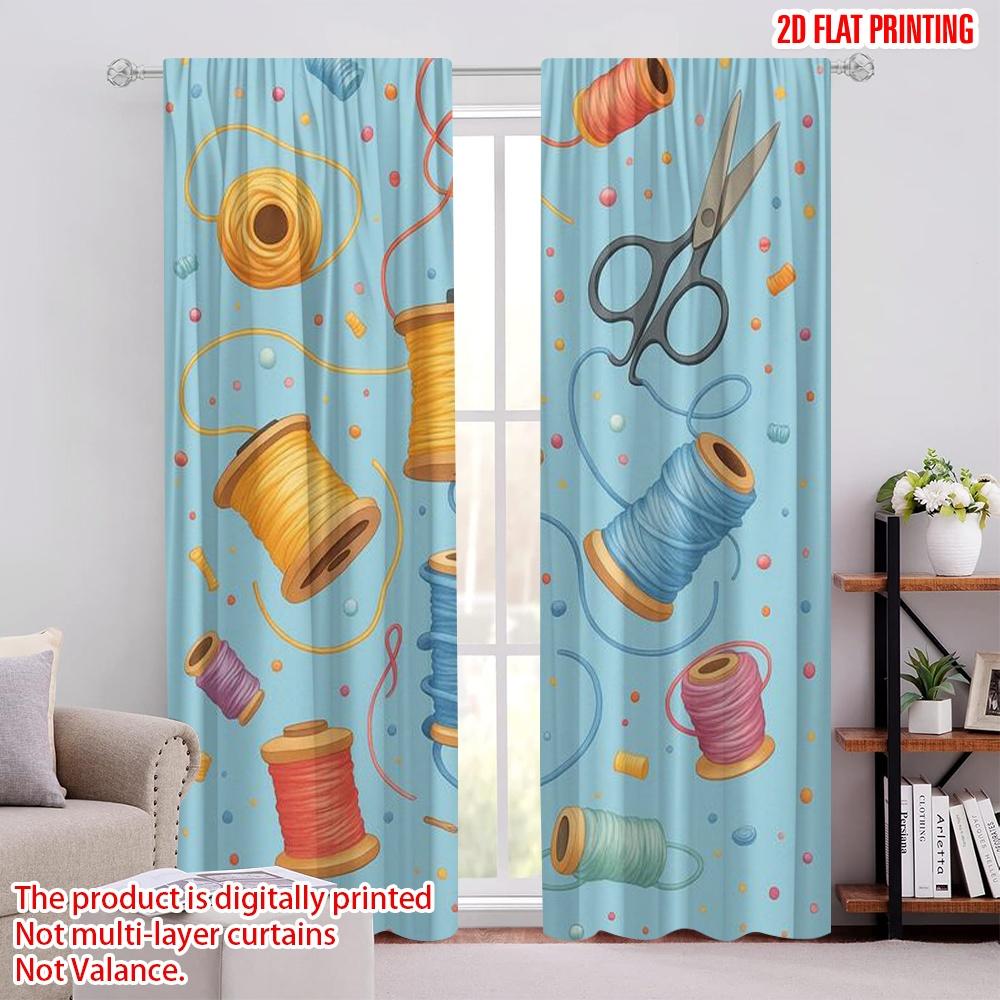 2pcs,2D plane printing Creative Curtains Colorful Threads Versatile Polyester (without rod) Room Decor Use for Living Room & 52.50 × 116.00 cm 2 pcs
2pcs,2D plane printing Creative Curtains Colorful Threads Versatile Polyester (without rod) Room Decor Use for Living Room & 52.50 × 116.00 cm 2 pcs