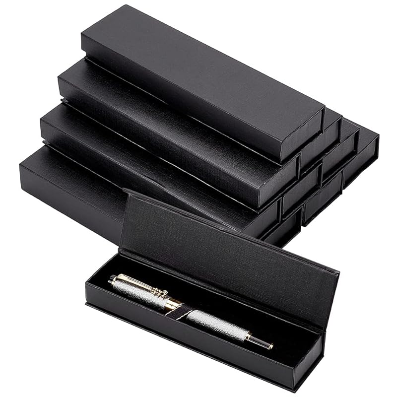 BENECREAT 10 pieces black ballpoint pen gift box magnetic closure cardboard long necklace case For watches/pens/necklaces/bracelet
BENECREAT 10 pieces black ballpoint pen gift box magnetic closure cardboard long necklace case For watches/pens/necklaces/bracelet
