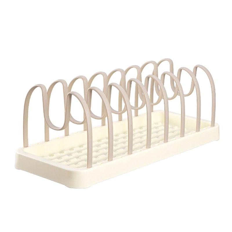 AEE4-Pots And Pans Organizer For Cabinet, Pot Lid Holder For Kitchen Counter With Adjustable Plug-In Divider
AEE4-Pots And Pans Organizer For Cabinet, Pot Lid Holder For Kitchen Counter With Adjustable Plug-In Divider