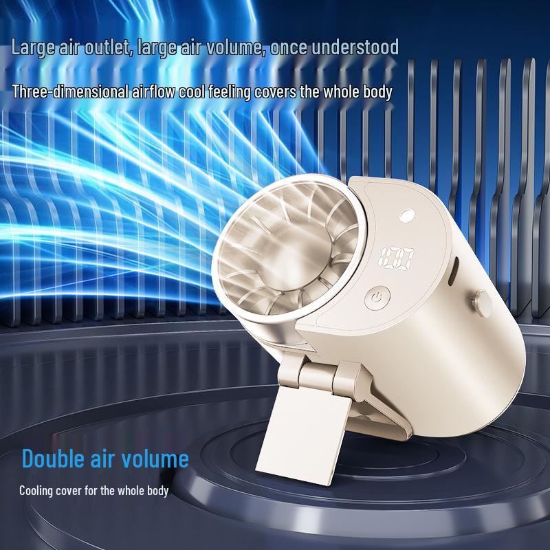 Portable Waist and Neck Hanging Fan - Strong Wind Cooling Solution for Outdoor, Construction, and Delivery Drivers in Summer 89*64.5*81 mm
Portable Waist and Neck Hanging Fan - Strong Wind Cooling Solution for Outdoor, Construction, and Delivery Drivers in Summer 89*64.5*81 mm