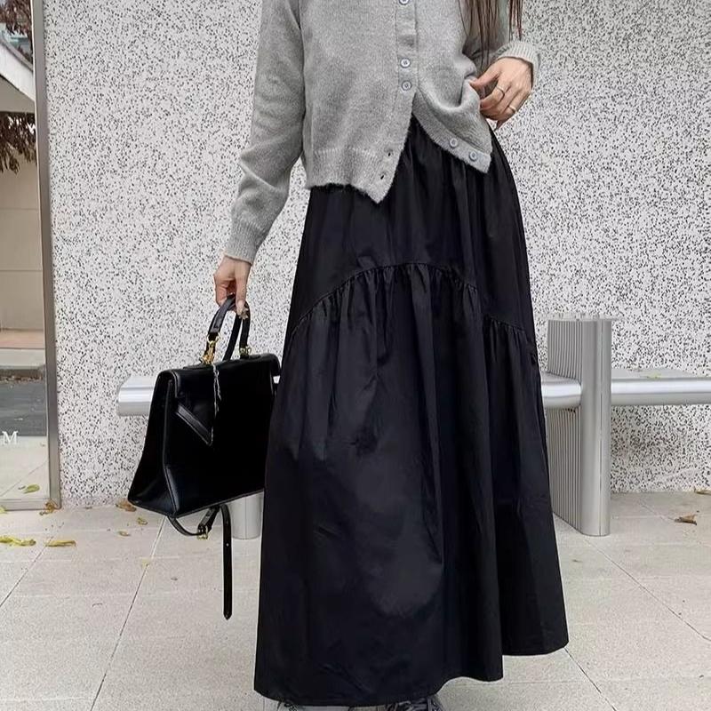 Весенние новые эластичные юбки с высокой талией, модные свободные длинные юбки для женщин, плиссированные лоскутные летние юбки А-силуэта, женские элегантные темпераментные простые женские юбки 26290 One Size чёрный
Весенние новые эластичные юбки с высокой талией, модные свободные длинные юбки для женщин, плиссированные лоскутные летние юбки А-силуэта, женские элегантные темпераментные простые женские юбки 26290 One Size чёрный