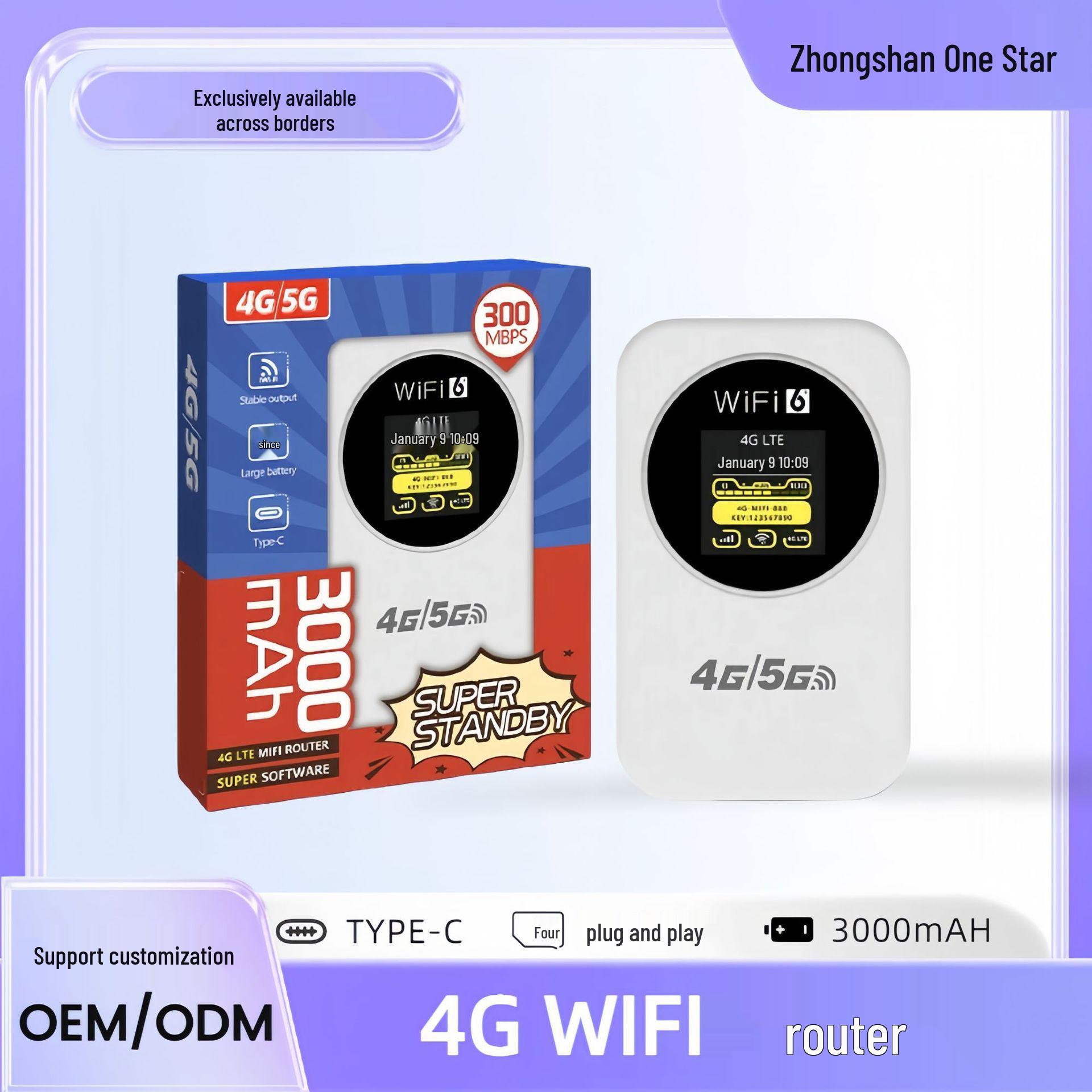 4G Portable WiFi Router M32 for the Americas - Pocket WiFi with Card Slot 1
4G Portable WiFi Router M32 for the Americas - Pocket WiFi with Card Slot 1