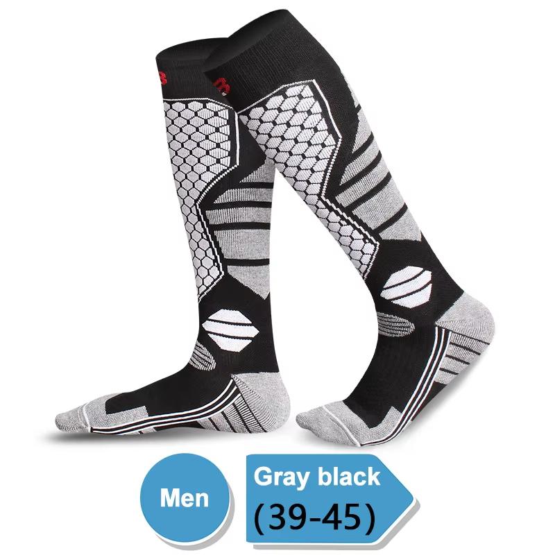 New Winter Warm Ski Socks Anti-slip Thickened Compression Snowboard Socks Thermal Moisture-wicking Knee High Socks 2026 Men--Black
New Winter Warm Ski Socks Anti-slip Thickened Compression Snowboard Socks Thermal Moisture-wicking Knee High Socks 2026 Men--Black
