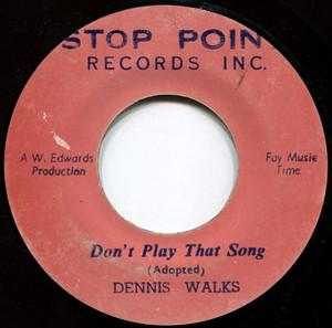 7inch Record DENNIS WALKS Dont Play That Song NONE Stop Point Reco 1975 Jamaica Reggae Ska Dub Used
7inch Record DENNIS WALKS Dont Play That Song NONE Stop Point Reco 1975 Jamaica Reggae Ska Dub Used