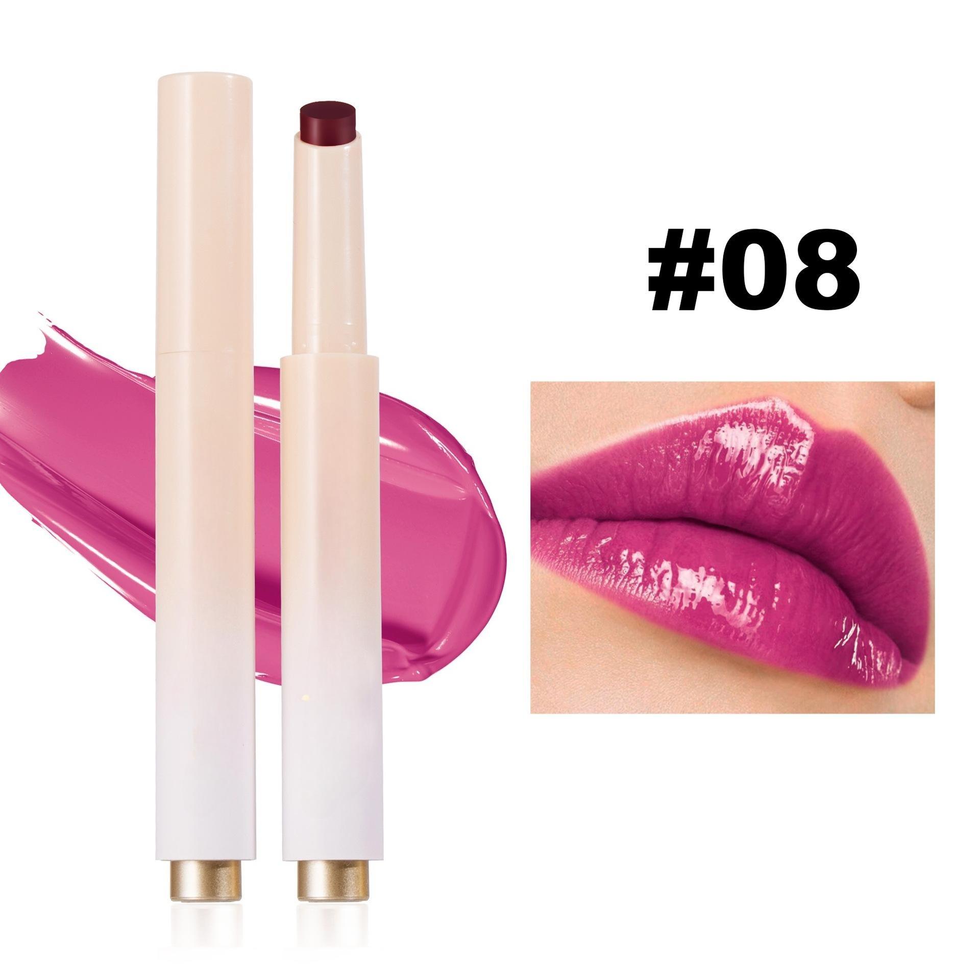 Spicy Lip Glaze Mirror Lip Plumping Pearlescent Lip Gloss Lipstick Стійке зволоження та зволожуюча фарба для губ 08#
Spicy Lip Glaze Mirror Lip Plumping Pearlescent Lip Gloss Lipstick Стійке зволоження та зволожуюча фарба для губ 08#