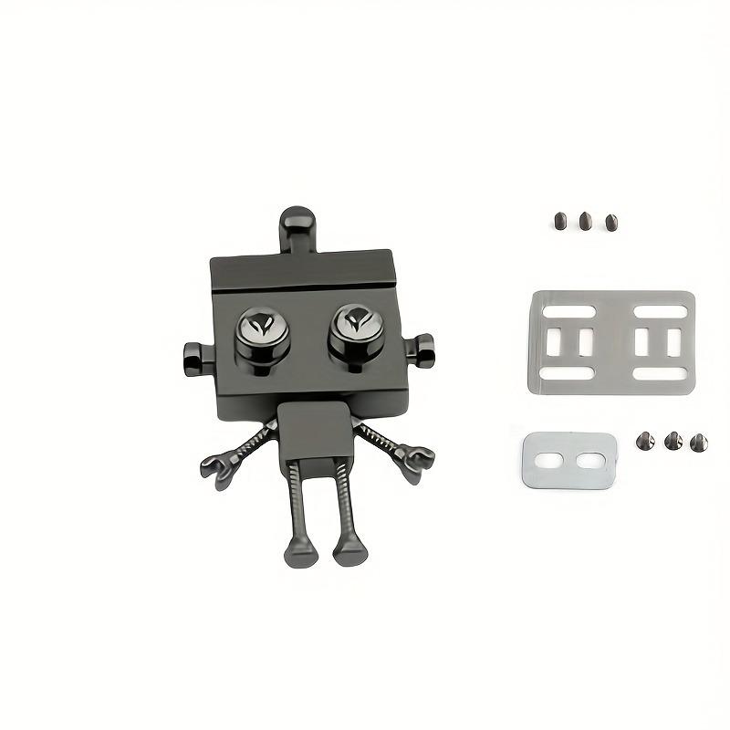 1 шт. Металлический замок для сумки в форме робота, замок-кнопка для кошелька, DIY, аппаратные аксессуары
1 шт. Металлический замок для сумки в форме робота, замок-кнопка для кошелька, DIY, аппаратные аксессуары