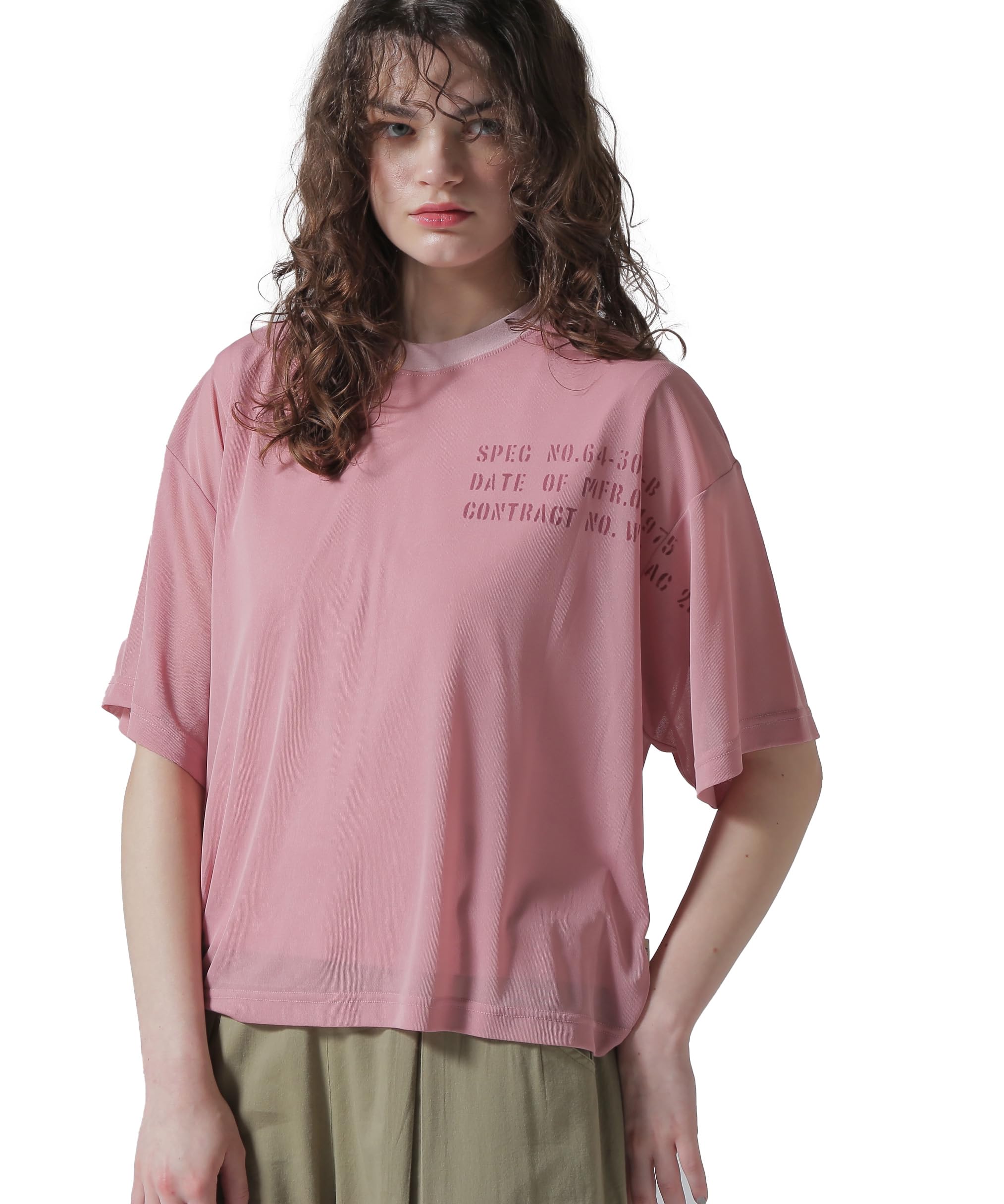AVIREX WEB&DEPOT Exclusive SHEER LAYERED PRINT T-SHIRT Women s F 090 Pink 783-5135614
AVIREX WEB&DEPOT Exclusive SHEER LAYERED PRINT T-SHIRT Women s F 090 Pink 783-5135614