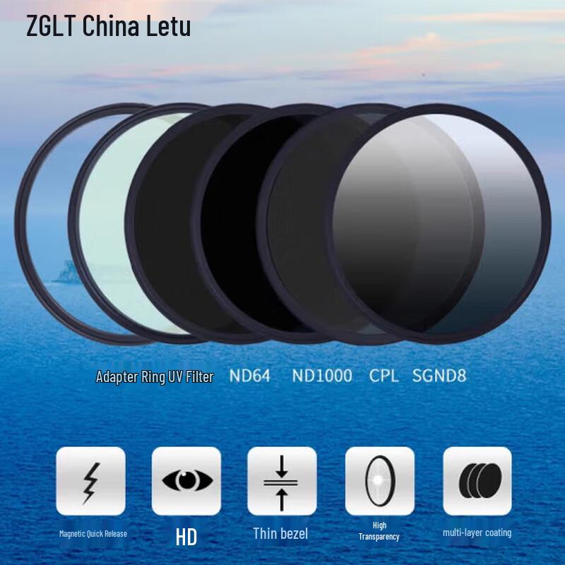 WOLFGANG Leto 8-in-1 Magnetic Lens Filter Kit
WOLFGANG Leto 8-in-1 Magnetic Lens Filter Kit